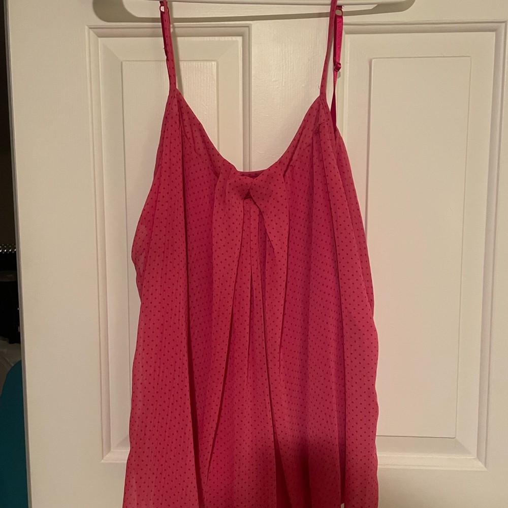 Pink Sleeveless Top